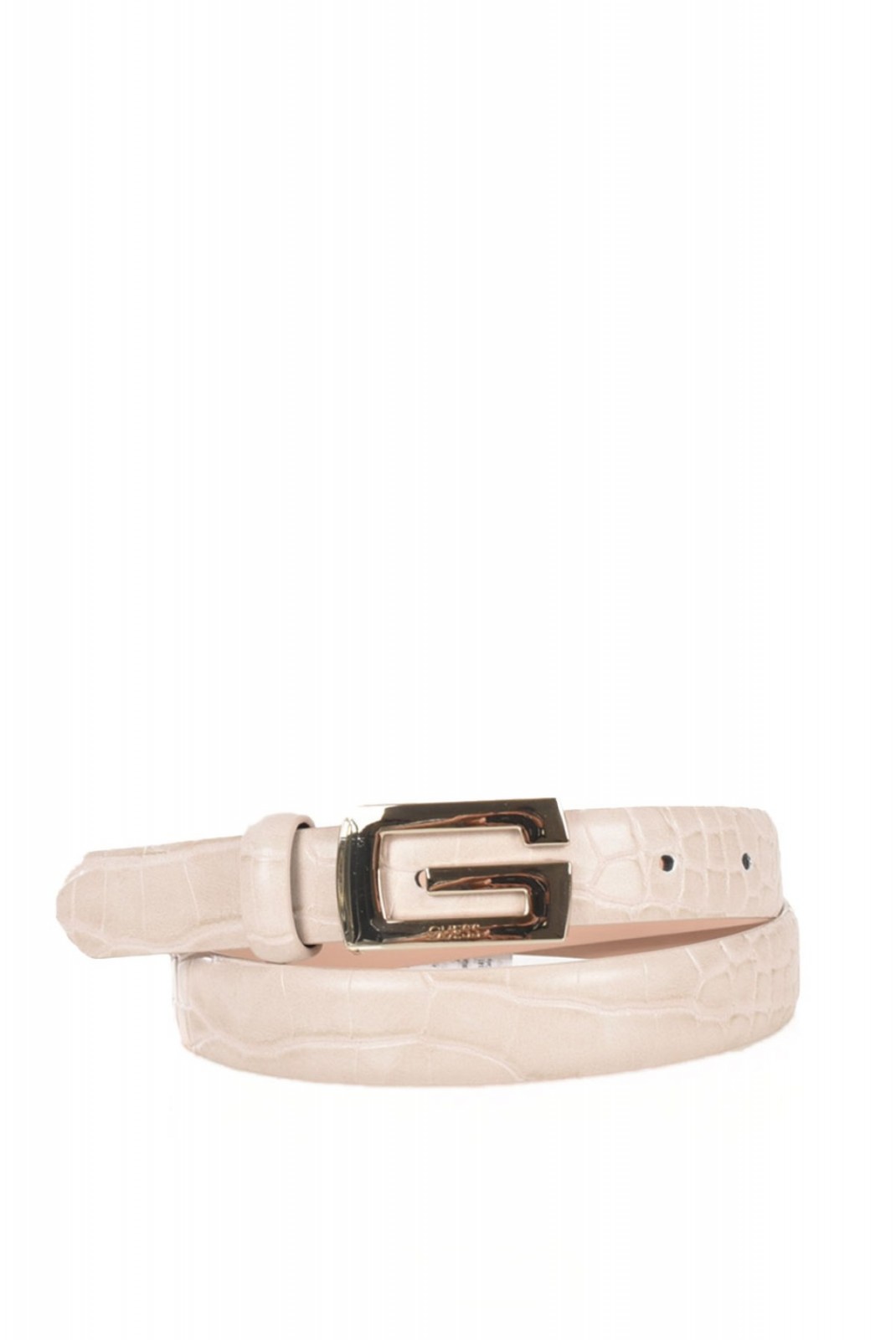 Ceinture fine croco boucle logo Guess jeans STONE BWU291 P3225