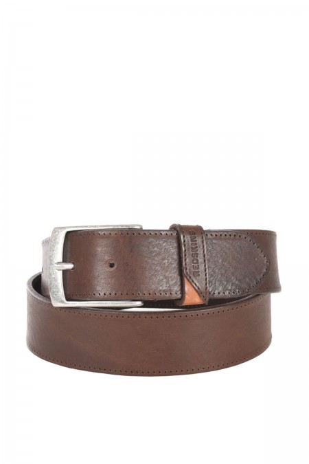 Ceinture cuir Oucht Redskins MARRON OUCHT