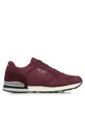 Sneakers cuir PU textile Teddy smith BURGUNDY 78868