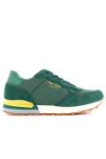 Sneakers cuir PU textile Teddy smith GREEN 78868