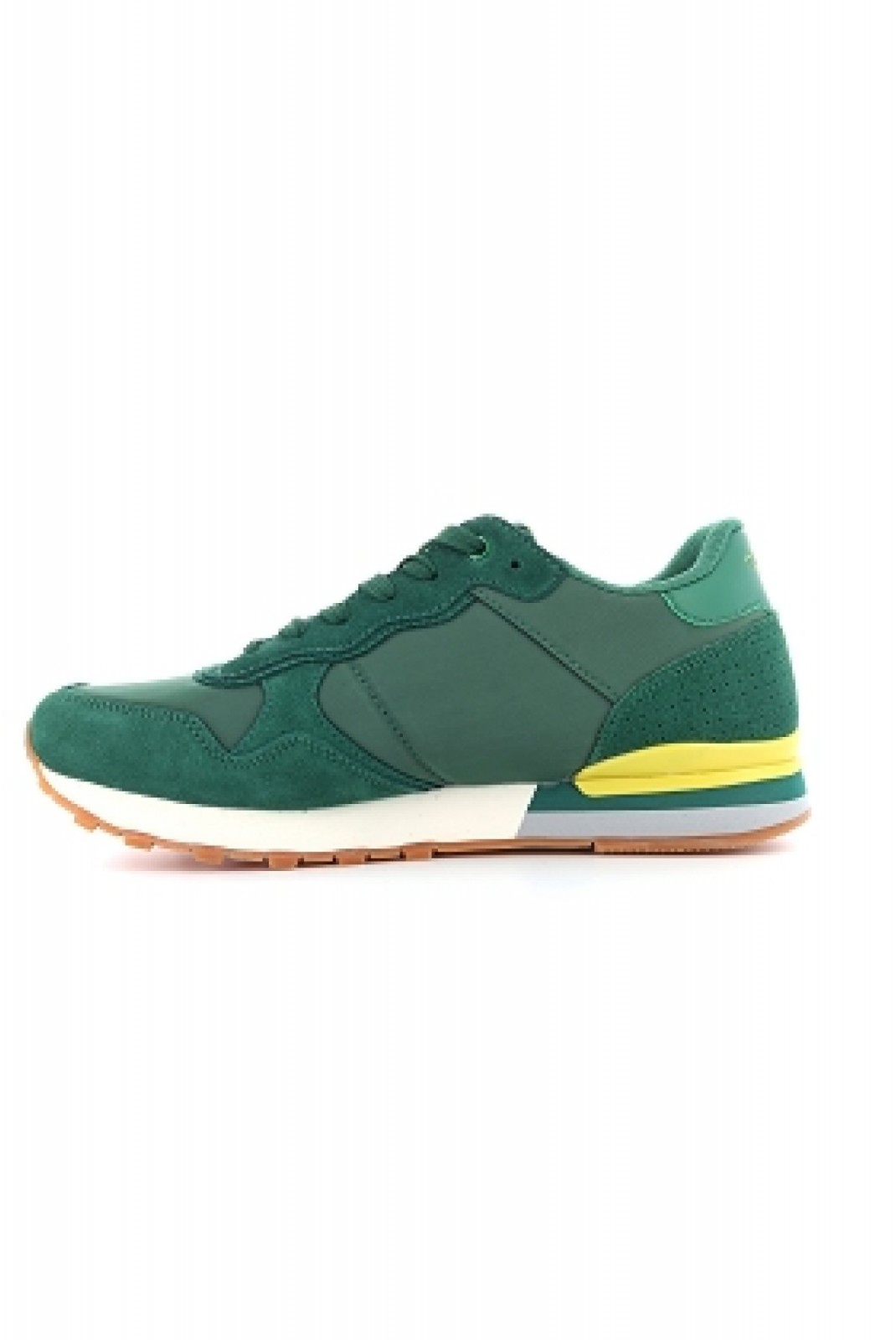 Sneakers cuir PU textile Teddy smith GREEN 78868