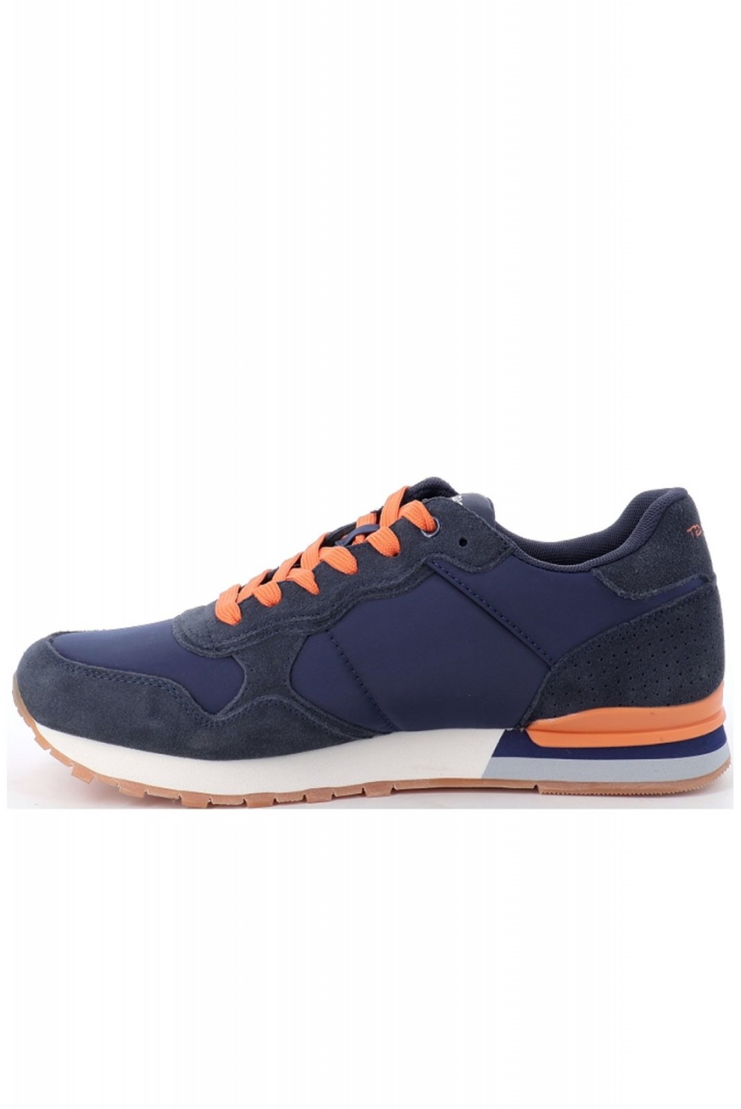 Sneakers cuir PU textile Teddy smith NAVY 78868