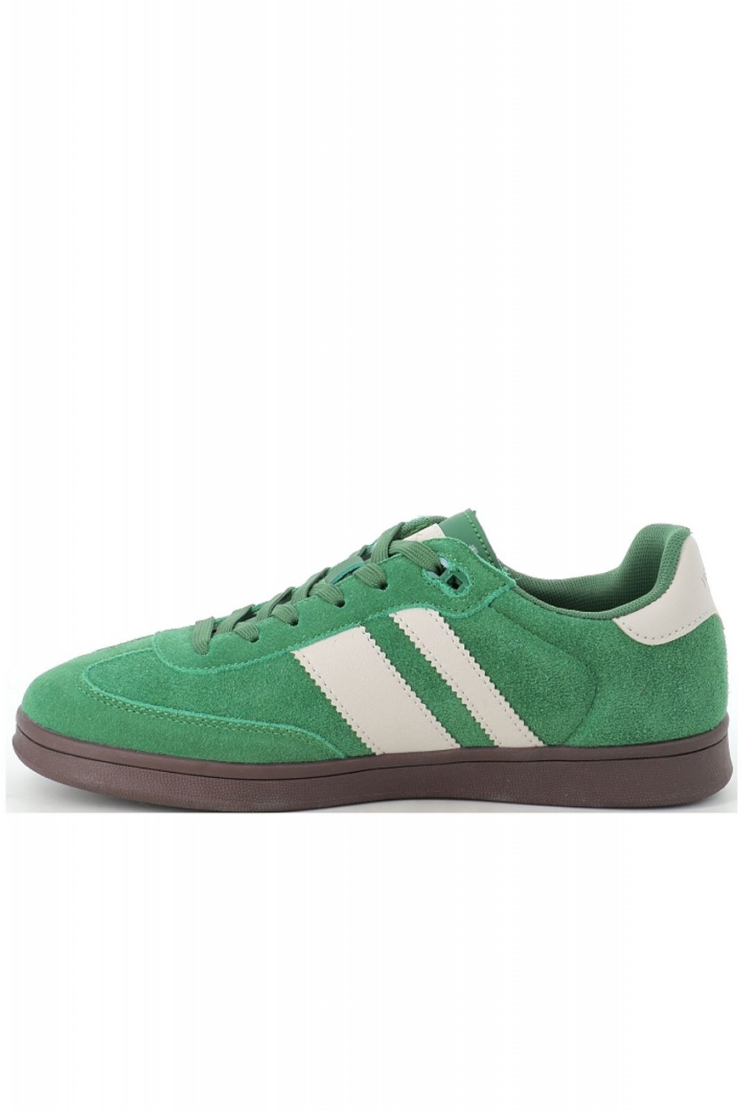 Sneakers basses bicolores cuir Teddy smith GREEN 78910