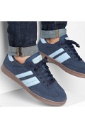 Sneakers basses bicolores cuir Teddy smith NAVY 78910