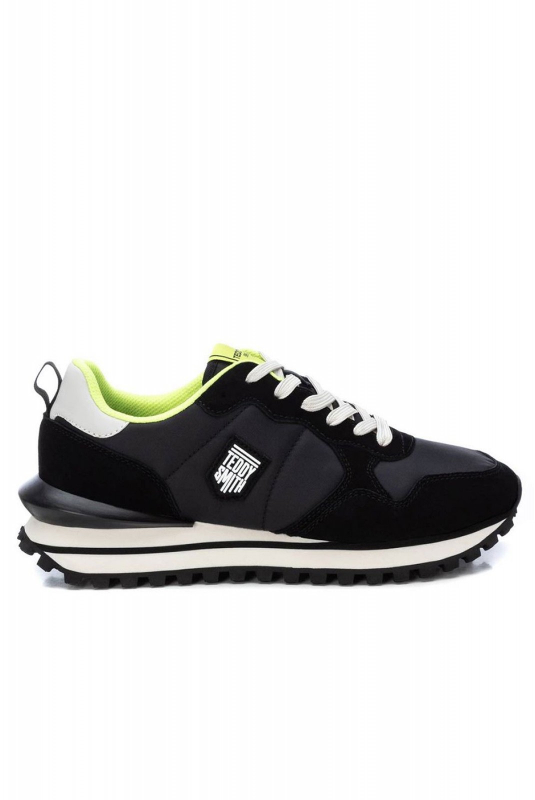 Sneakers cuir et textile Teddy smith BLACK 120003