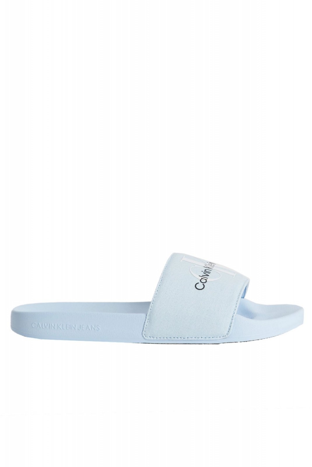 Mules en toile recyclée Calvin klein C1Q Chambray Sky YW0YW00103