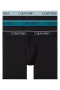 Coffret de 3 boxers stretch microfibre Calvin klein N2L B- BLACK, ARONA, CHESAPEAKE BAY WB 000NB2570A