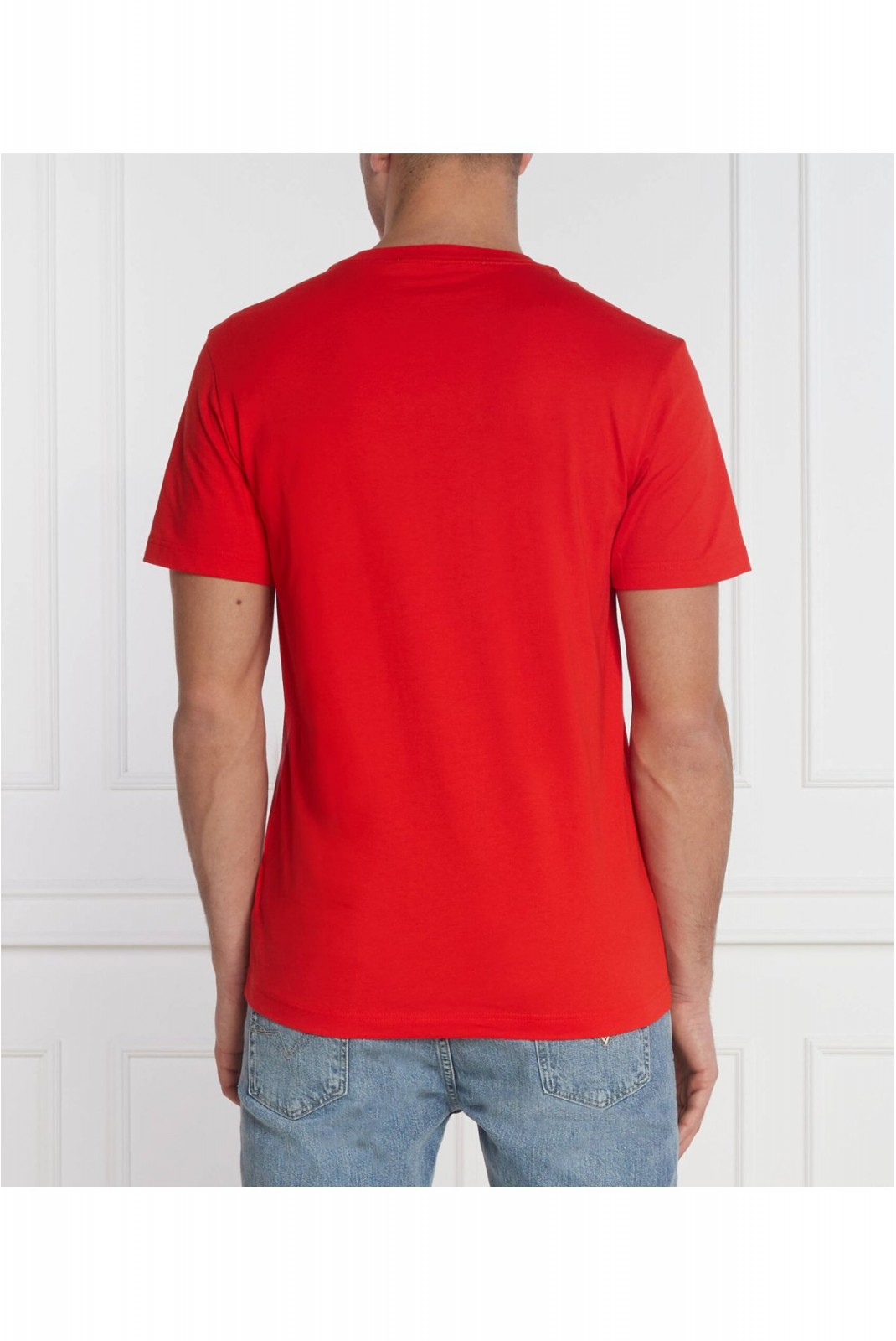 TShirt coton basique Calvin klein XA7 Fiery Red J30J323483