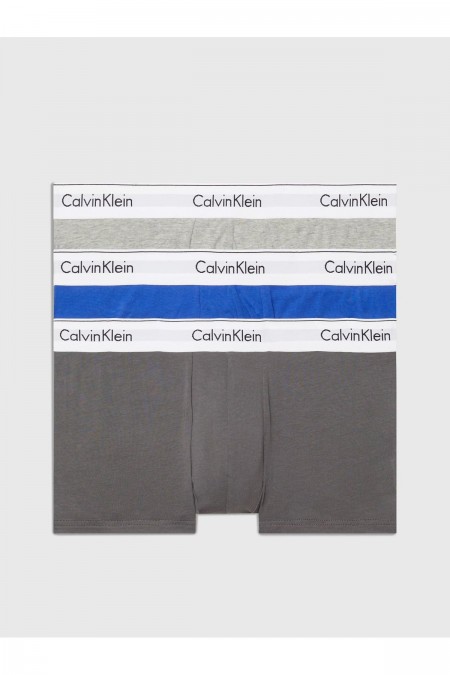 Tripack boxers taille basse Calvin klein M9I GRY HTR, EIFFLE TOWER, DAZZLING BL 000NB1085A