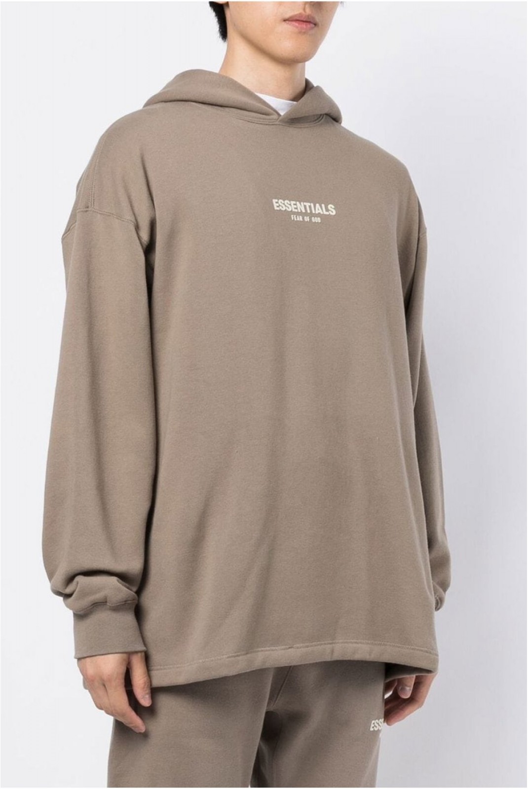 Sweat long à capuche Essentials fear of god 0475 DESERT TAUP 192BT212097F