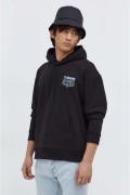 Sweat à capuche logo brodé Tommy Jeans BDS Black DM0DM18385