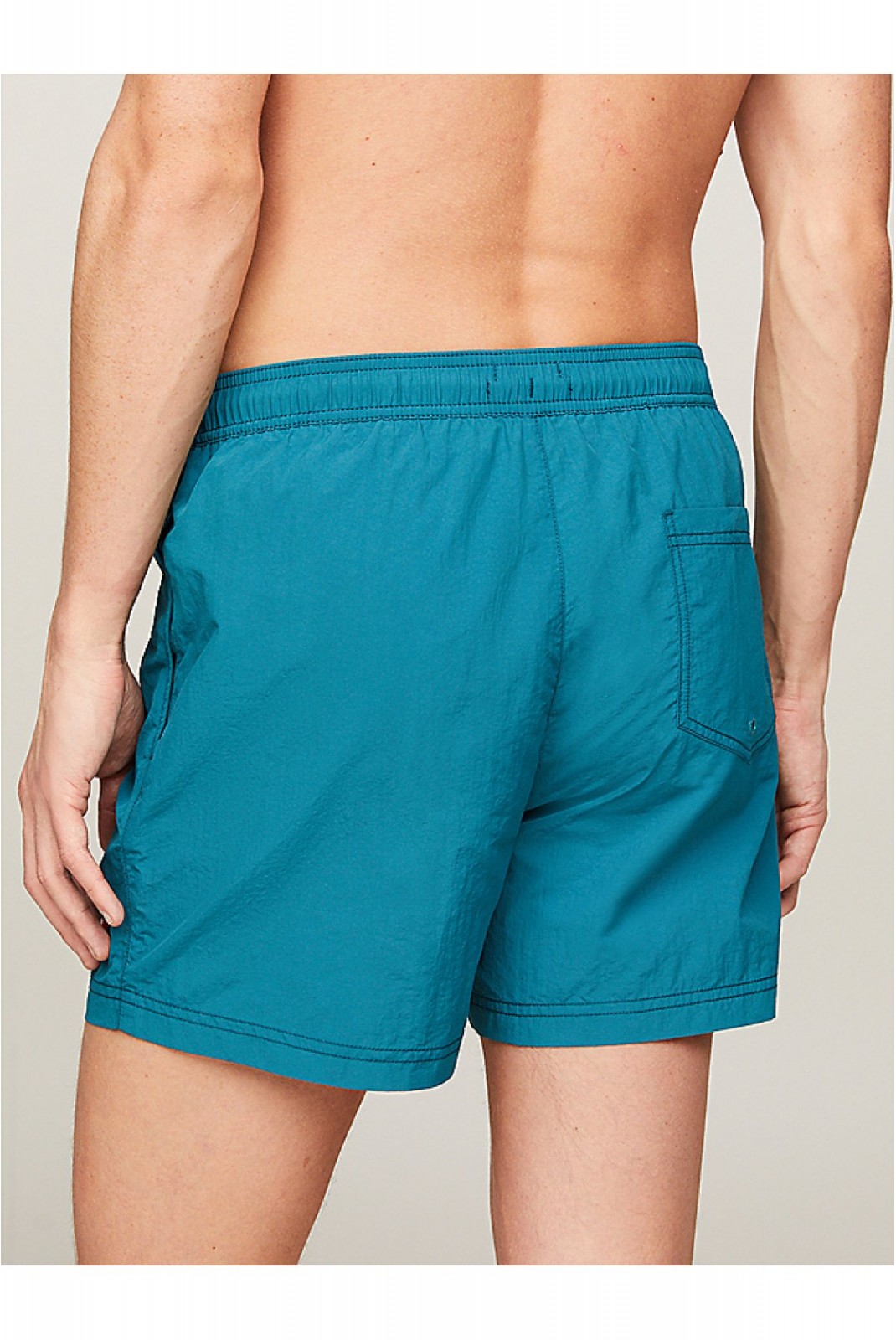 Short de bain logo brodé Tommy Jeans CT0 Timeless Teal UM0UM03147