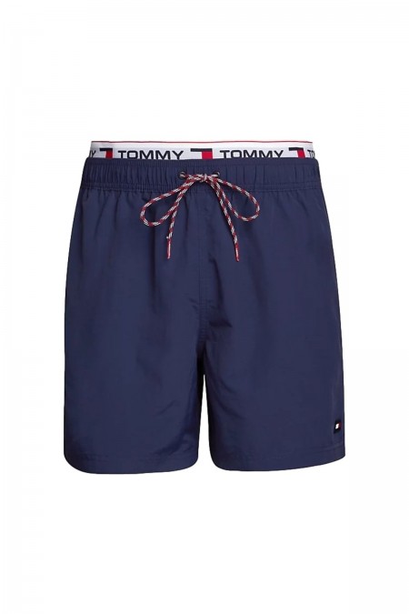 Short de bain bande logo  Tommy Jeans C87 Twilight Navy UM0UM02043