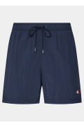 Short de bain logo brodé Tommy Jeans C1G Dark Night Navy UM0UM03147