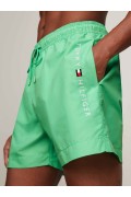 Short de bain logo brodé Tommy Jeans L1G Lush Jade UM0UM03258