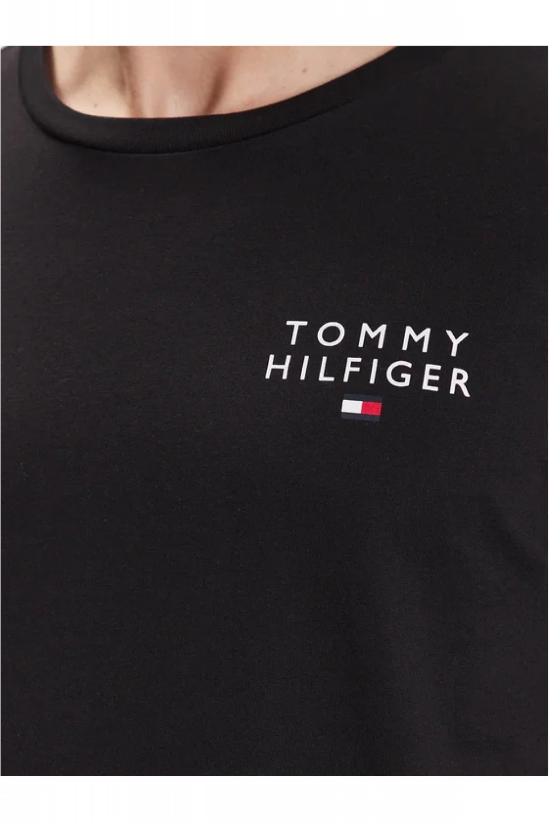 TShirt coton print logo Tommy Jeans BDS Black UM0UM02916