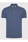 Polo 1985 coton stretch Tommy Hilfiger C9T Faded Indigo MW0MW17771