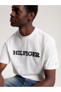 TShirt logo brodé Archive Tommy Hilfiger YBR White MW0MW32619