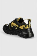 Sneakers imprimé cuir PU Versace Jeans G89 BLACK/GOLD 77YA3SC7 ZS879