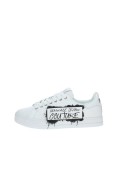 Sneakers basses cuir Versace Jeans 003 WHITE 77YA3SKC ZP307