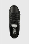 Sneakers basses cuir Versace Jeans 899 BLACK  77YA3SK1 ZP333