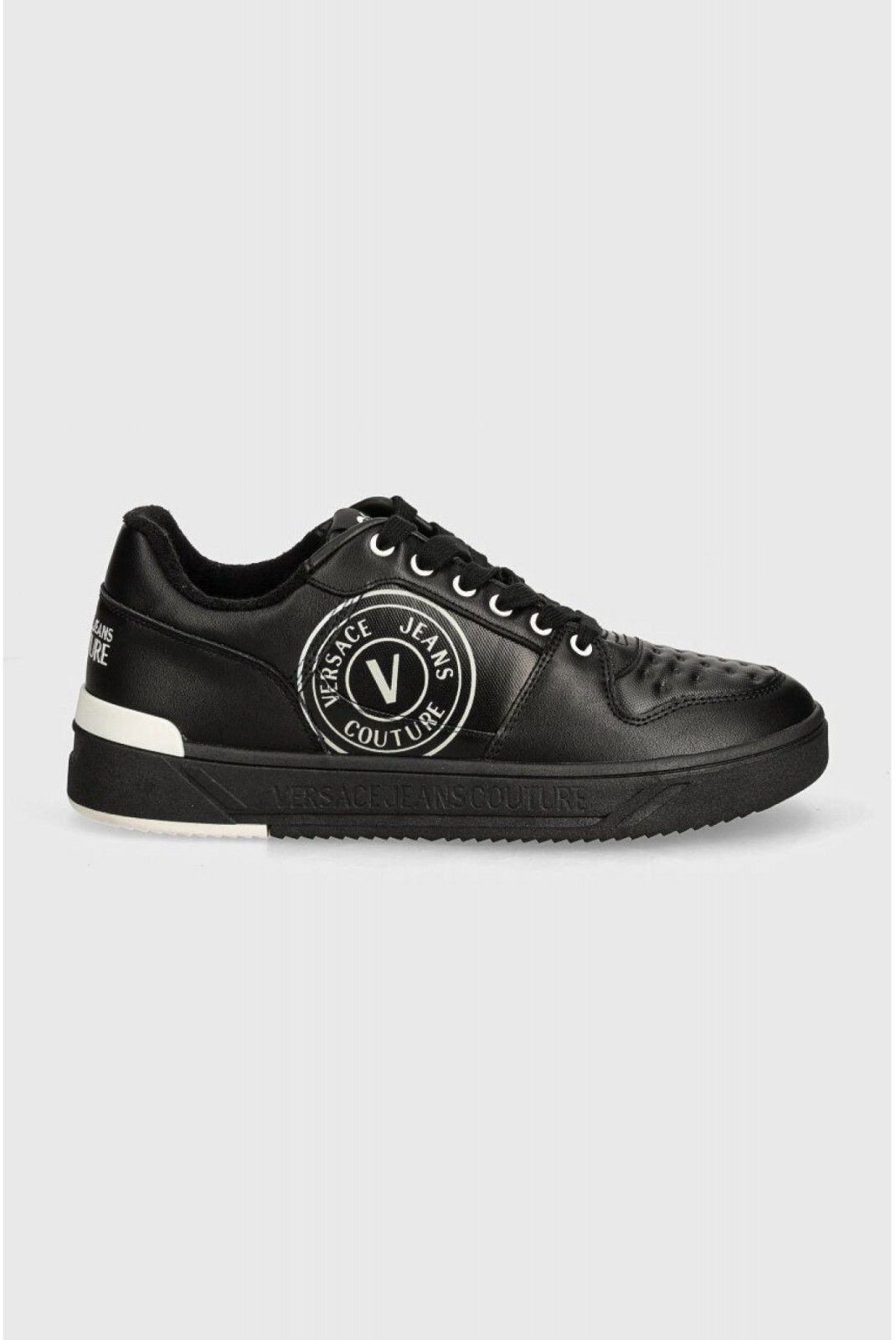 Sneakers cuir Starlight Versace Jeans 899 BLACK  77YA3SJ1 ZP356