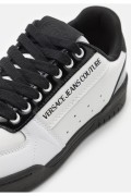 Sneakers basses cuir Brooklyn Versace Jeans L02 WHITE/BLACK 77YA3SD4 ZP349