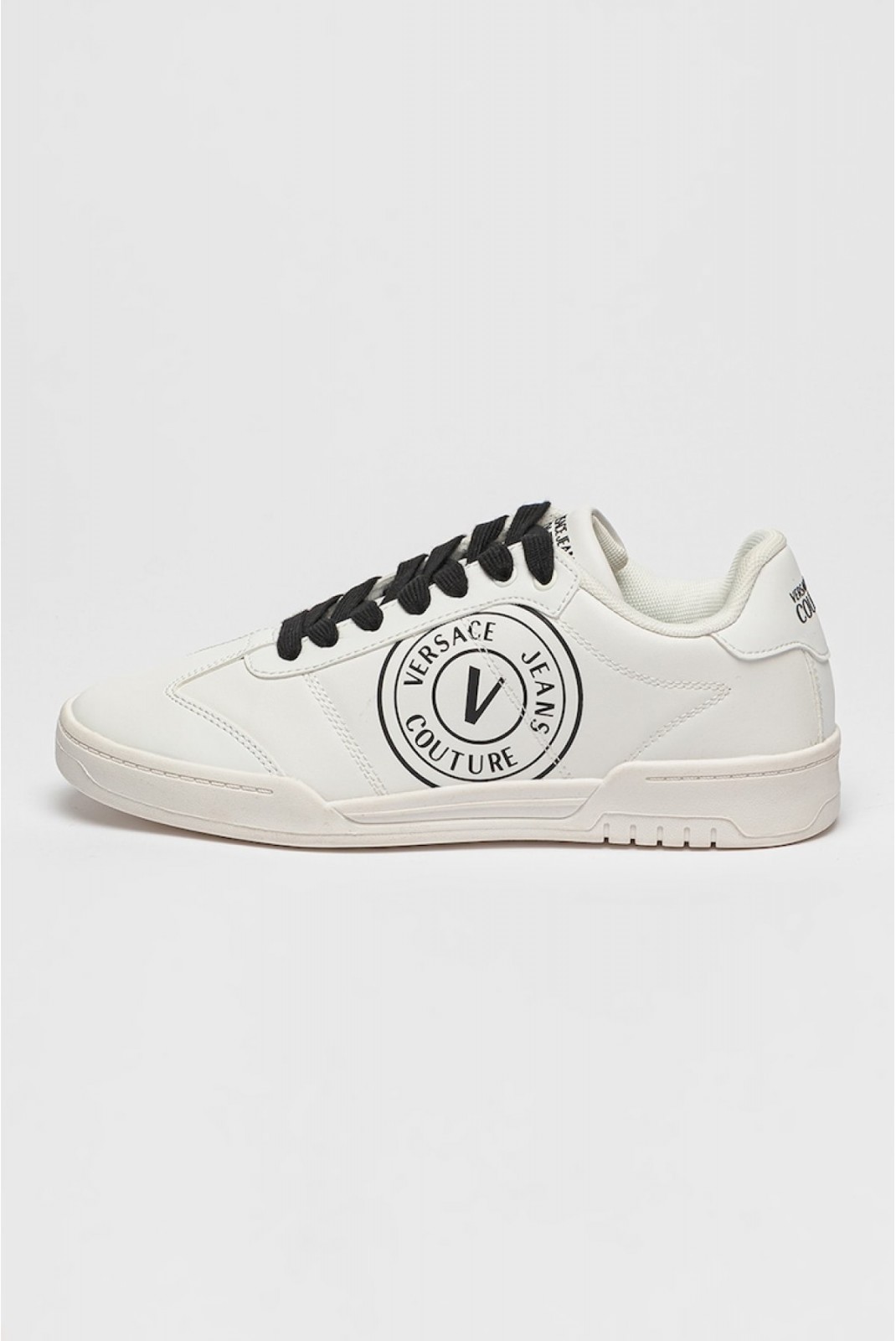 Sneakers cuir Brooklyn Versace Jeans L02 WHITE/BLACK 77YA3SD1 ZP347