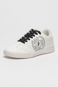 Sneakers cuir Brooklyn Versace Jeans L02 WHITE/BLACK 77YA3SD1 ZP347