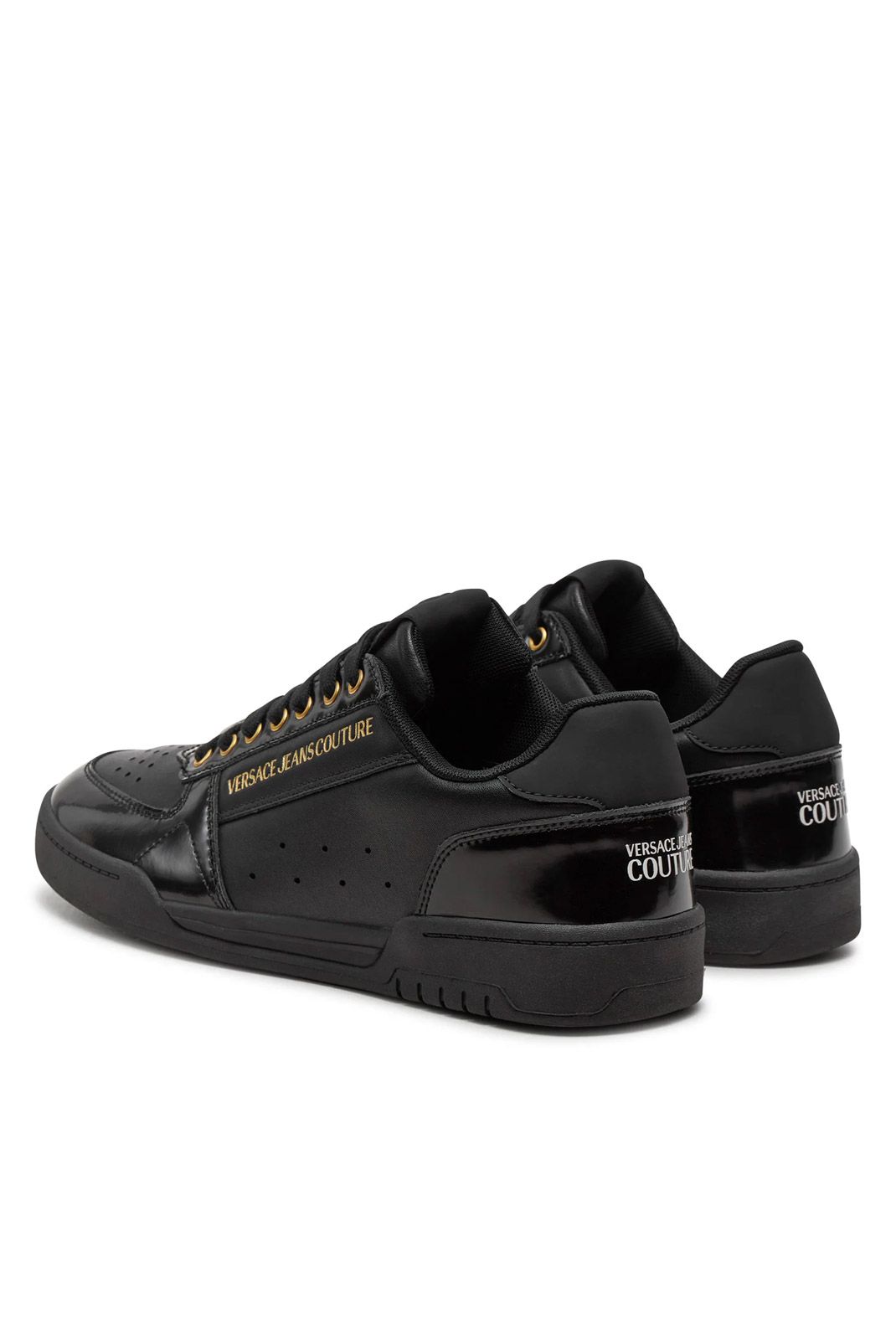 Sneakers basses cuir Brooklyn Versace Jeans 899 BLACK77YA3SD4 ZP349