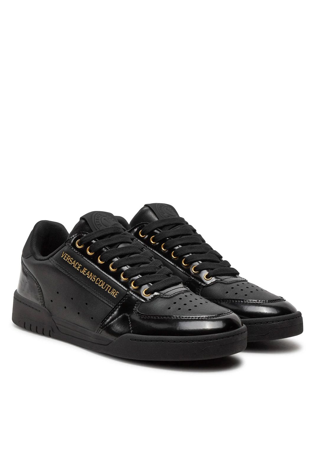 Sneakers basses cuir Brooklyn Versace Jeans 899 BLACK77YA3SD4 ZP349