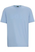 TShirt 100% coton Hugo boss 498 Open Blue 50519358