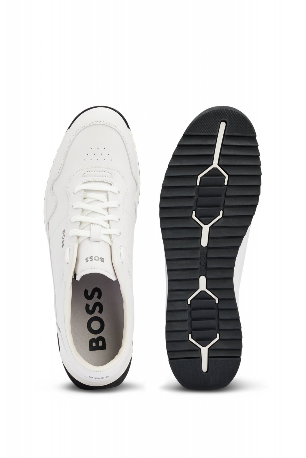 Baskets cuir Zayn Hugo boss 100 White 50523276