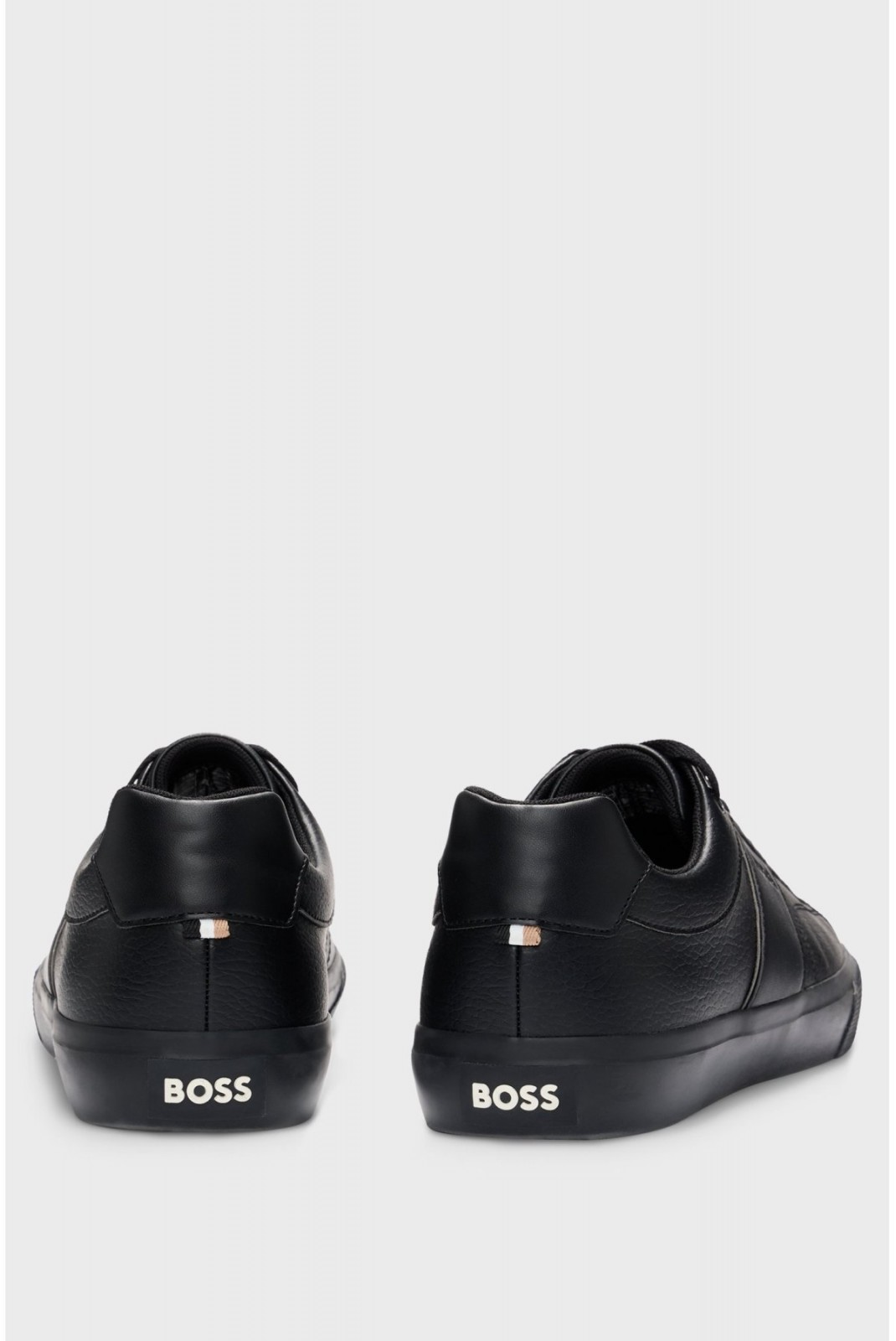 Sneakers cuir PU Aiden Hugo boss 005 black 50522833