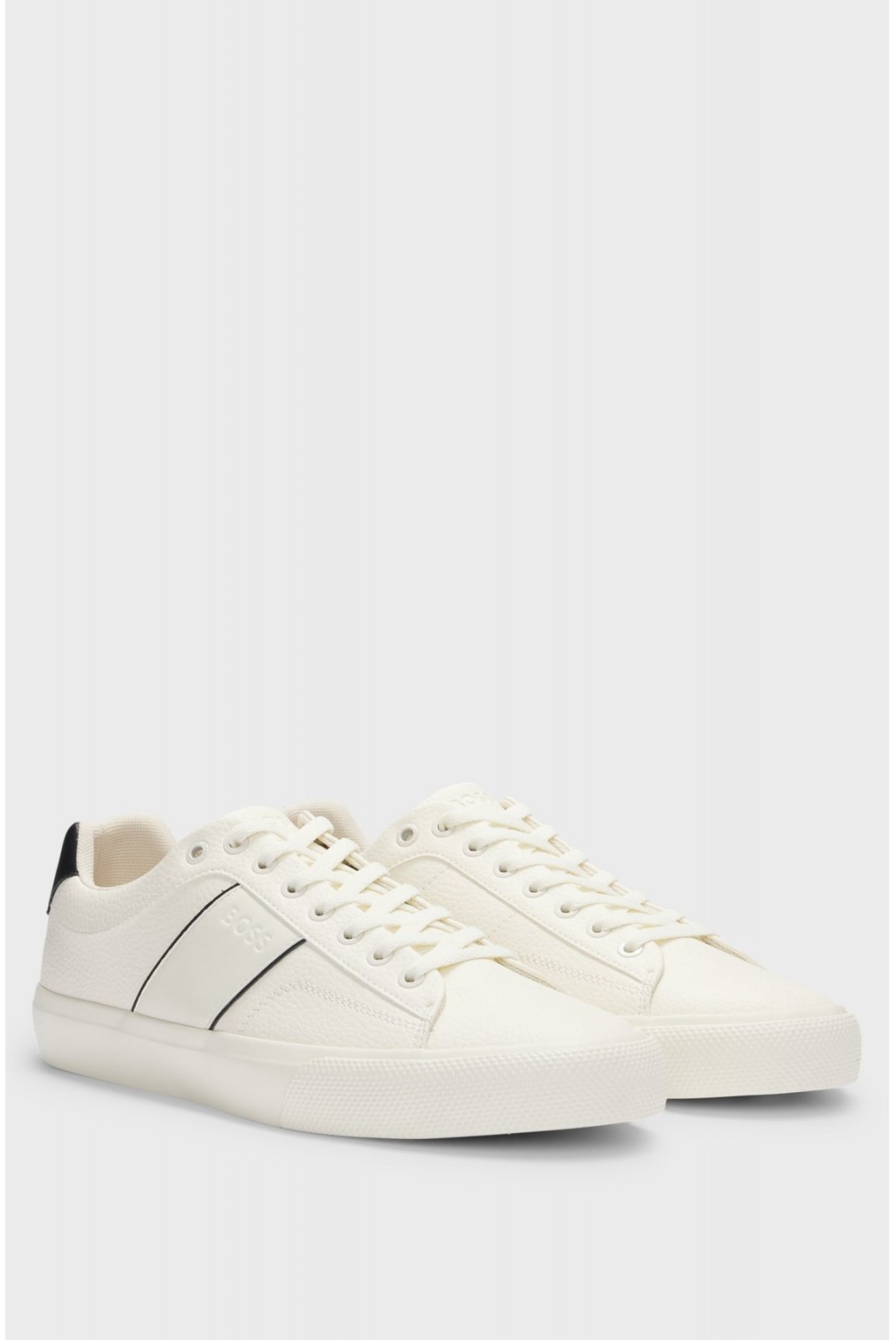 Sneakers cuir PU Aiden Hugo boss 101 white 50522833