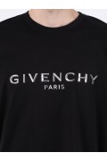 TShirt MC coton logo relief Givenchy 001 BLACK BM70WV3002