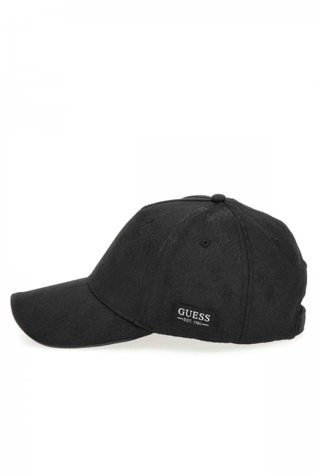 Casquette monograme Guess jeans BLACK AM9369 POL01