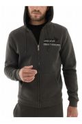 Sweat capuche zippé molletonné Just Emporio DARK GREEN JE-ABEXON