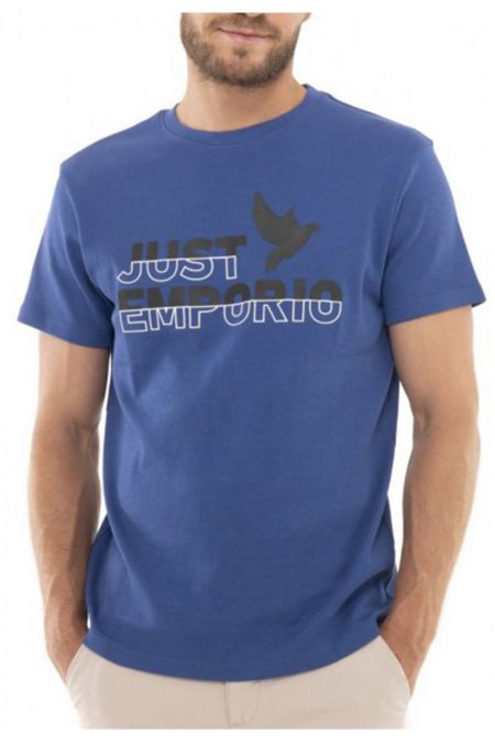 TShirt logo imprimé Just Emporio ROYAL BLUE JE-MELTON-A