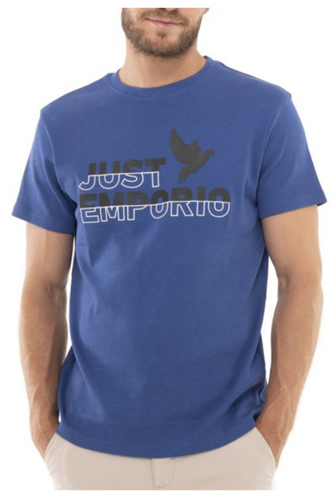 TShirt logo imprimé Just Emporio ROYAL BLUE JE-MELTON-A