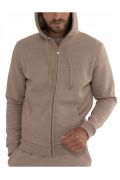 Sweat zippé molletonné Just Emporio LIGHT BROWN MEL JE-520