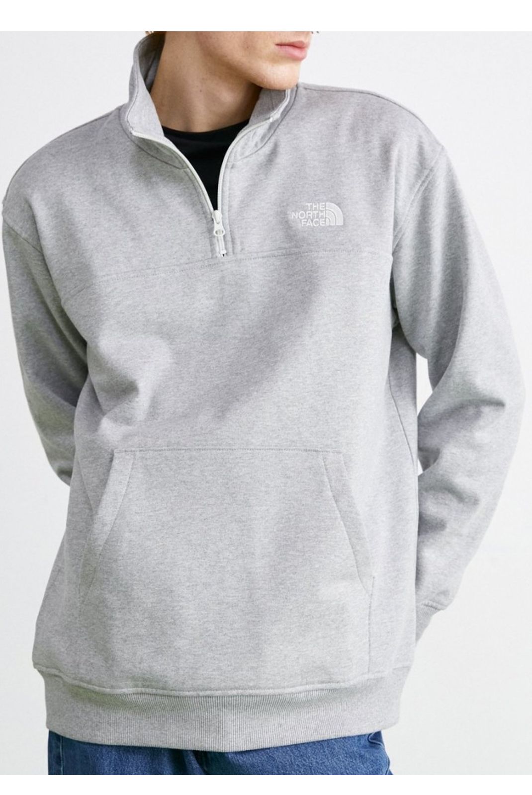 Sweat col camionneur Essential The North Face LIGHT GREY HEATHER NF0A87FCDYX1