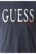 TShirt 100% coton logo Guess jeans F73J SMART BLUE MULTI M4YI89 K9RM1