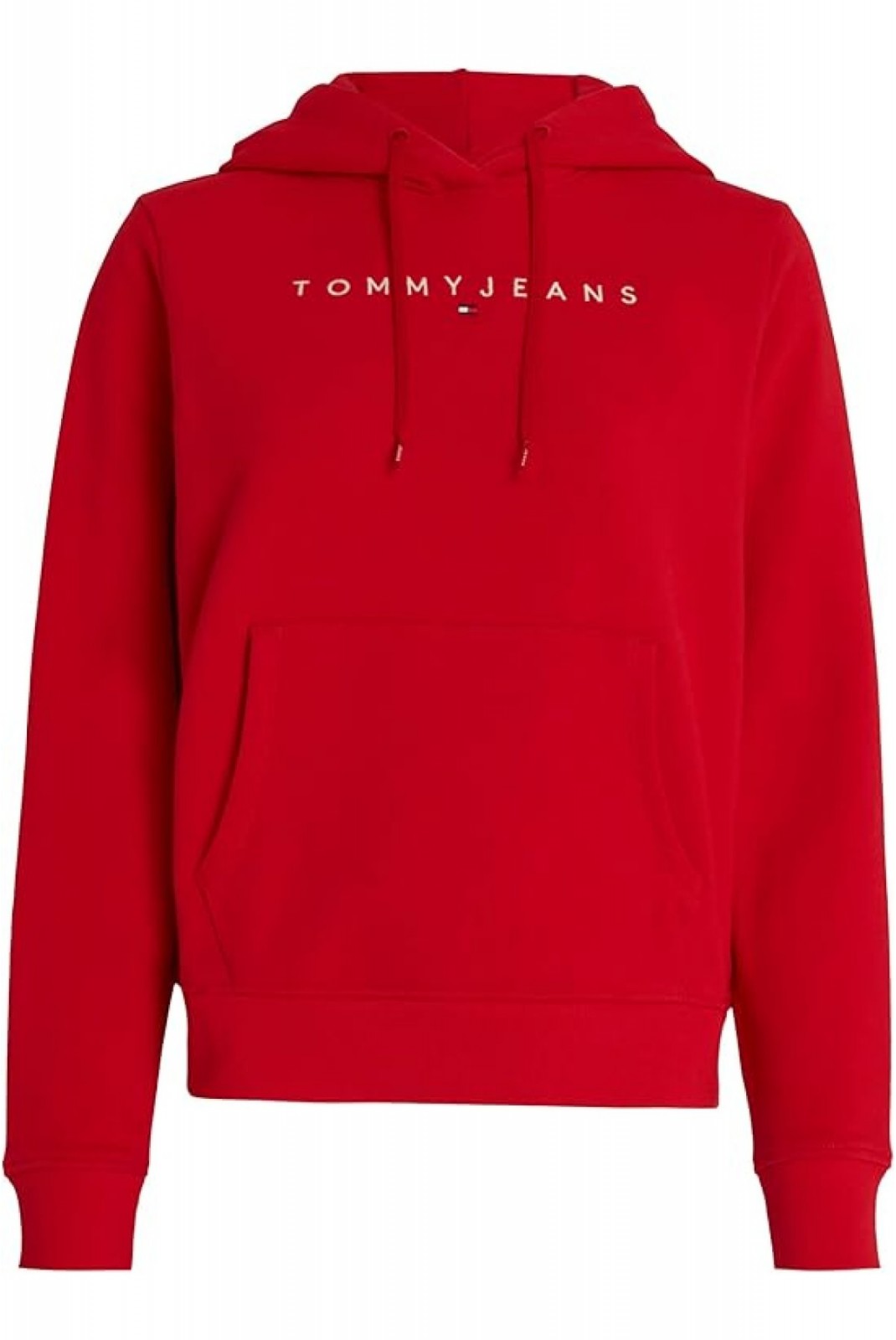 Sweat basique à capuche Tommy Jeans VLP Deep Rouge DW0DW17324