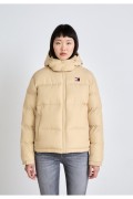 Doudoune capuche Alaska Tommy Jeans AB9 Gentle Gold DW0DW18610