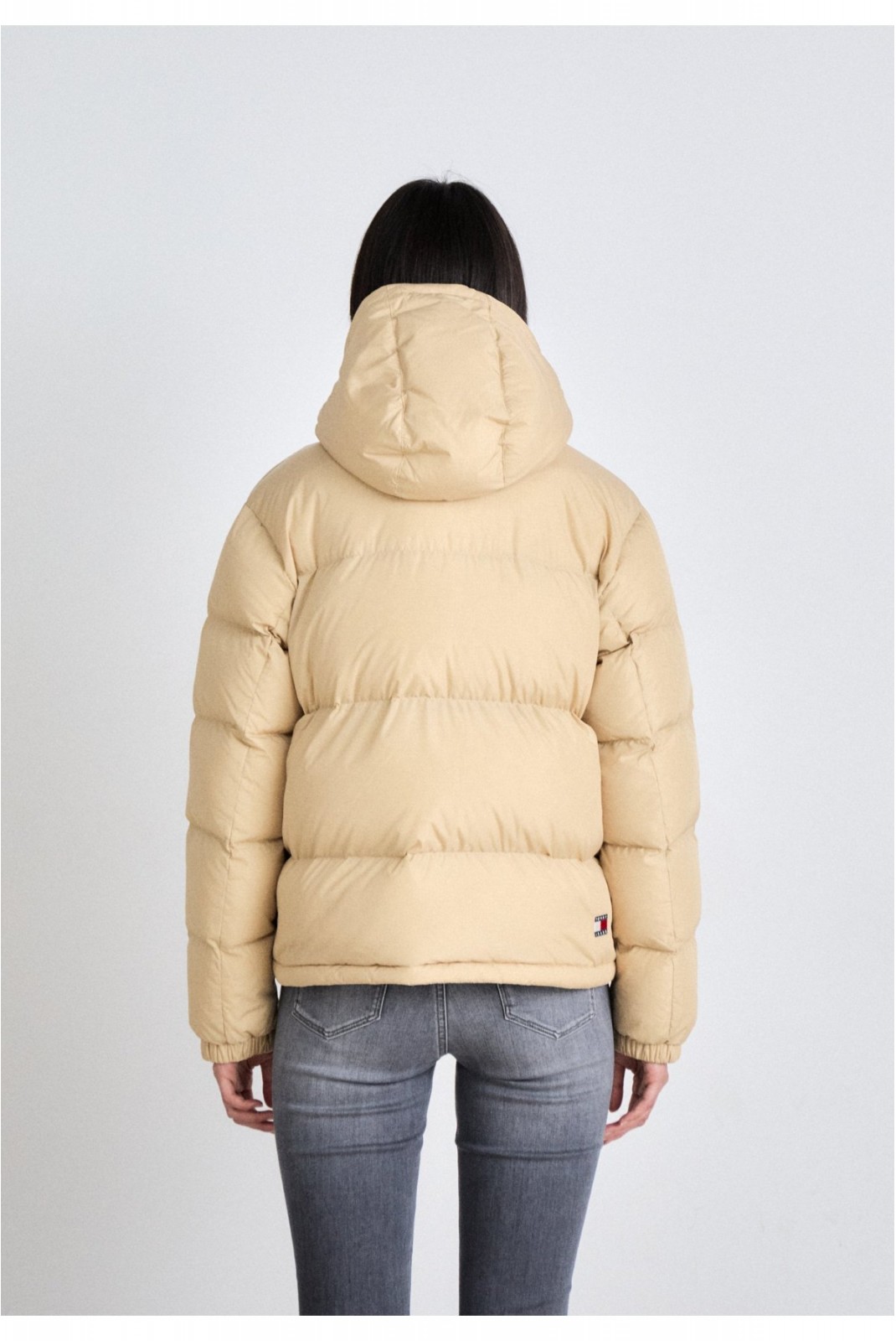 Doudoune capuche Alaska Tommy Jeans AB9 Gentle Gold DW0DW18610