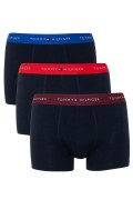 Tripack boxers coton stretch Tommy Hilfiger 05K Bright Blue/Deep Crim/Deep Rouge UM0UM02763