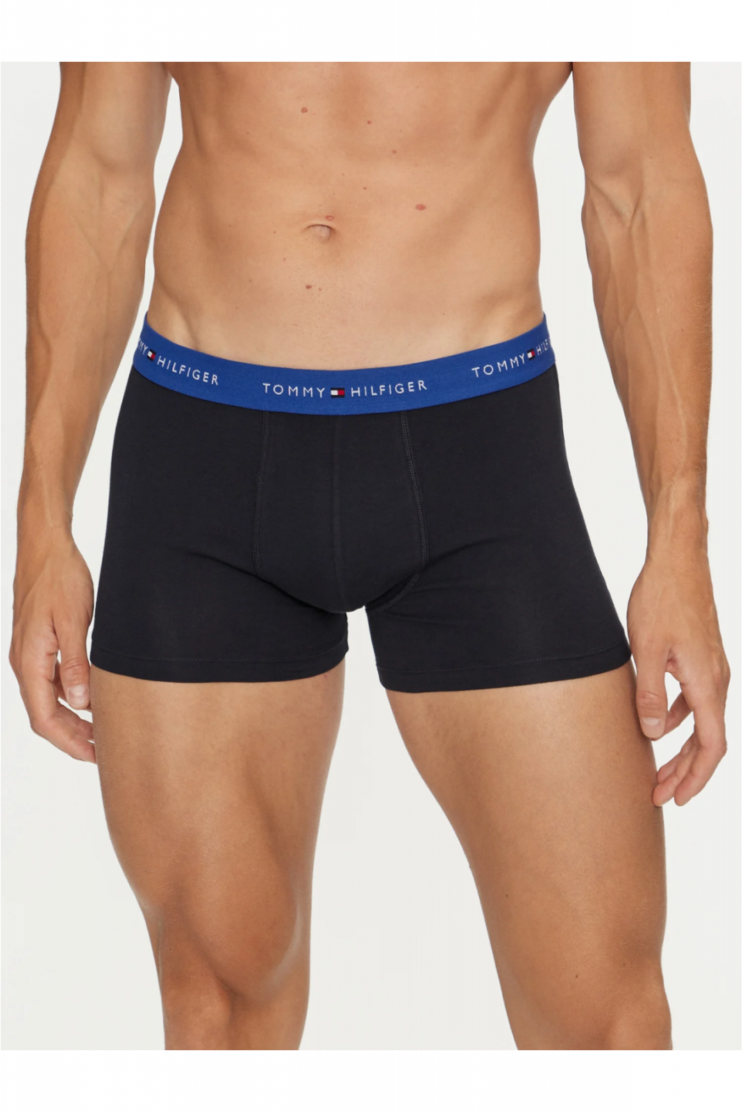 Tripack boxers coton stretch Tommy Hilfiger 05K Bright Blue/Deep Crim/Deep Rouge UM0UM02763