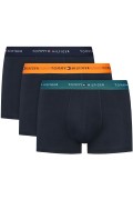 Tripack boxers coton stretch Tommy Hilfiger 0VH Mid Turq/Orange Thunder/Des Sky UM0UM02763