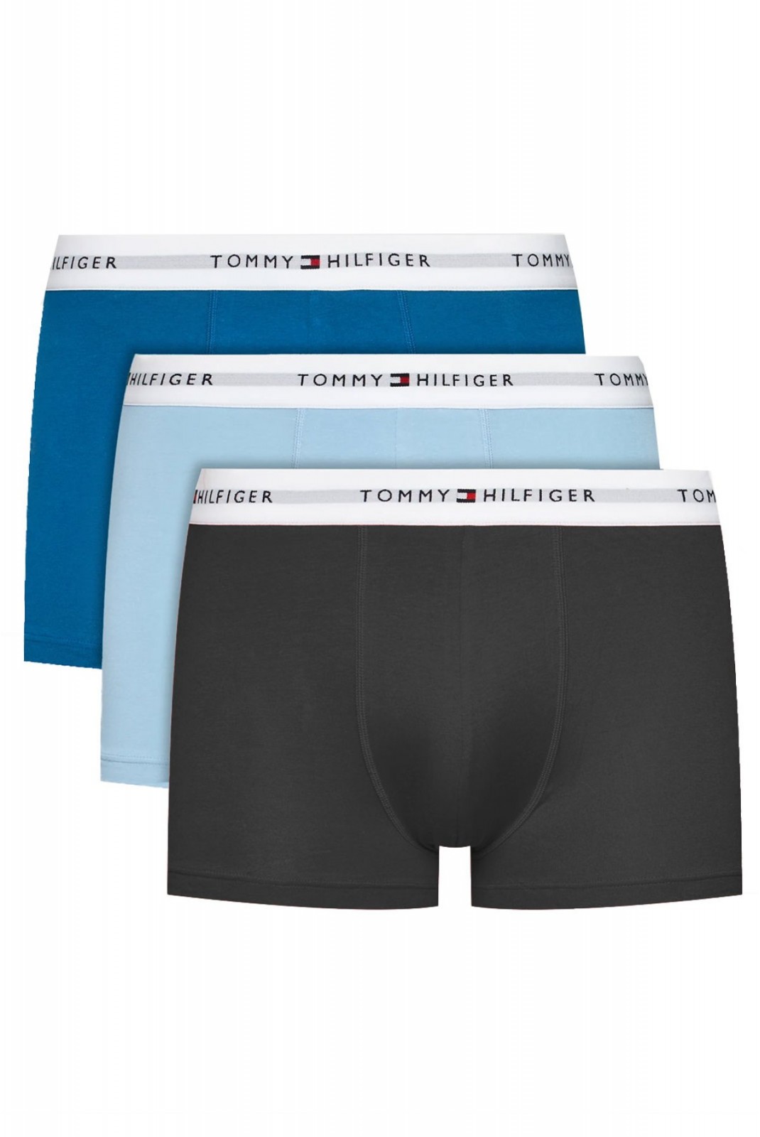 Tripack boxers coton stretch Tommy Hilfiger 0UE Vibrant Indi/Vessel Blue/Mil Denim UM0UM02761